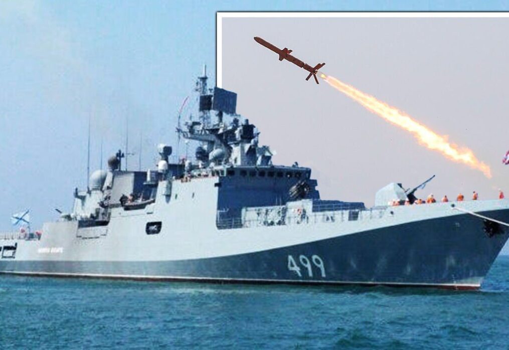 Putin humiliated as Ukraine claims 409ft frigate ‘sunk by missile’