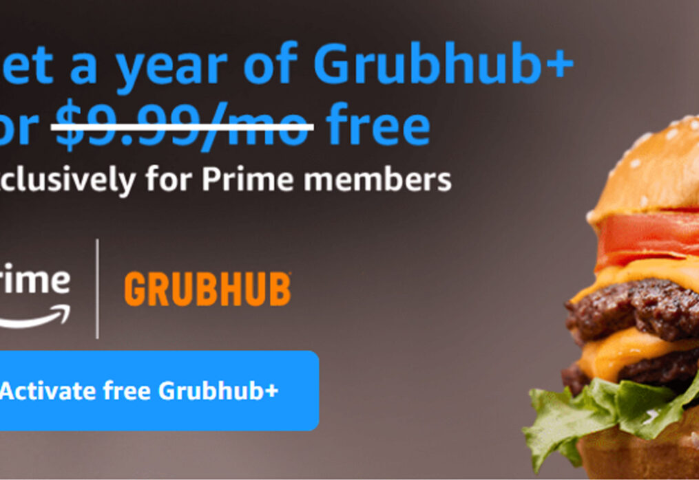 Amazon Prime subscribers just got a year of free GrubHub+