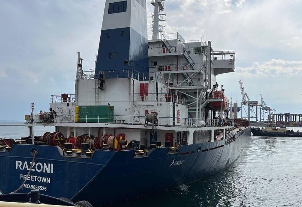 First Ukraine grain ship departs Odessa after landmark deal to end blockade