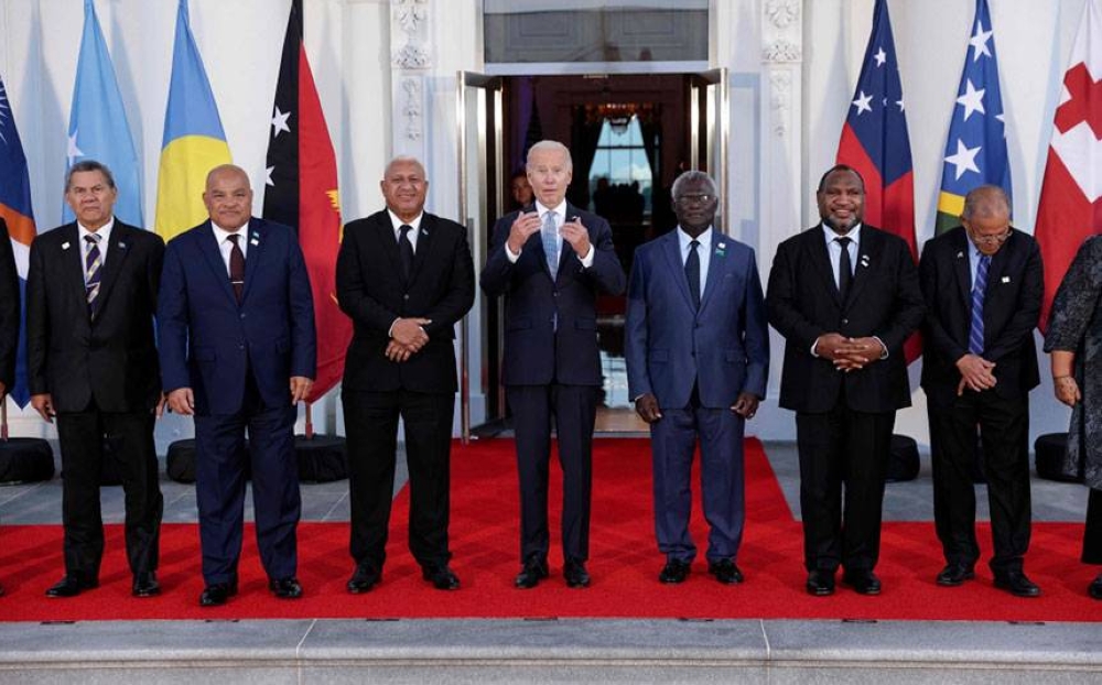 Biden bares more aid in Pacific Islands summit