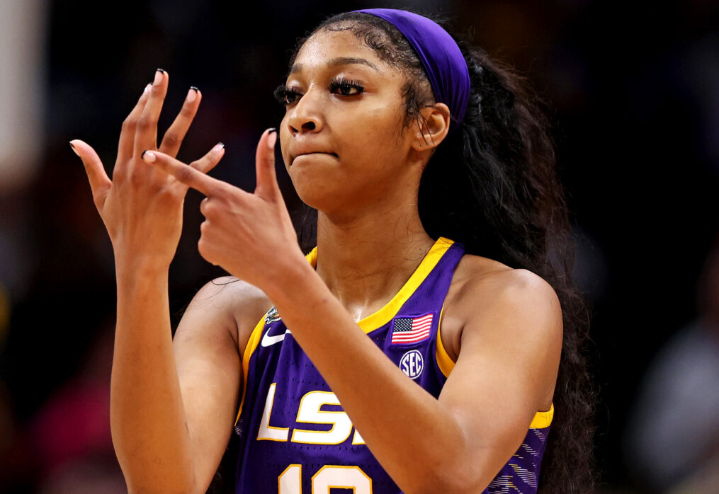 Angel Reese Reenacts Infamous Hand Gesture in Video During LSU Parade