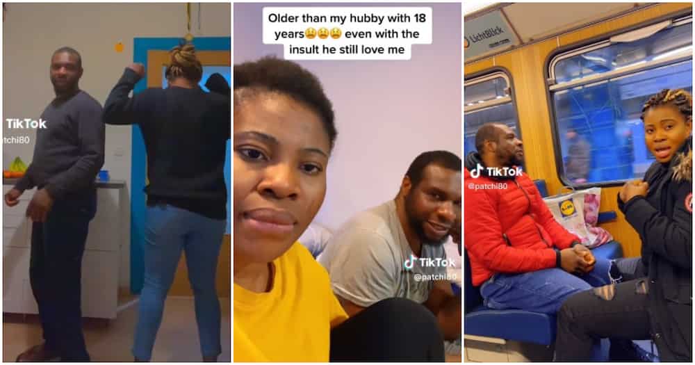“With the Insult, He Still Loves Me”: Nigerian Lady Displays Her Younger Hubby She’s Older Than by 18 Years