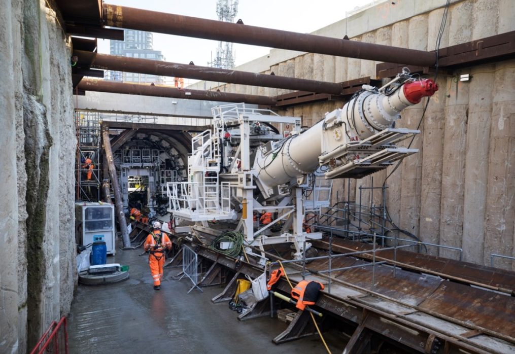 Crossrail TBM upcycled for HS2 logistics tunnel drive